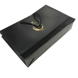 Bolsas de papel Kraft marrón de lujo con diseño personalizado, suministros de China, asas troqueladas - Product Image 5
