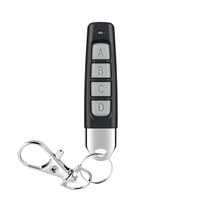 Télécommande universelle sans fil RF 315/433 MHz à code d'apprentissage, construction métallique pour porte de garage et éclairage LED (50 m)