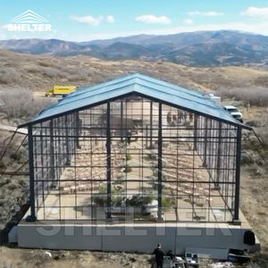 Chapiteau en aluminium transparent avec cadre en verre pvc pour événements, salle de spectacle, <span class=keywords><strong>orangerie</strong></span>, atrium, tentes d'église pour 500 personnes, tente pour mariage - Product Image 2