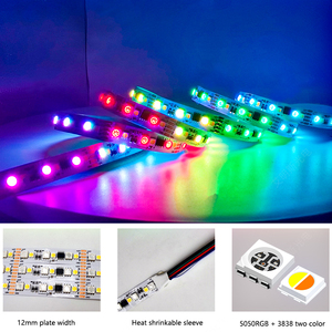 Dream Colour Thông Minh Kỹ thuật số địa chỉ DC12V ws2811 1903 6801 LED dải không thấm nước 5050 RGB + 3838 CCT IC LED dải ánh sáng - Product Image 4