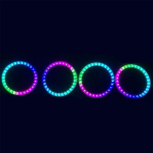 Control de aplicación de teléfono personalizado 80mm Halo Ring Dancing Chasing SK6812 RGB Halo Ring Angel Eyes faro para <span class=keywords><strong>Chevy</strong></span> BMW - Product Image 6