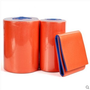 แผ่นดามกระดูกแบบม้วนฉุกเฉินชนิดโพลิเมอร์ขึ้นรูปได้ ขนาด 11*92 สีส้ม สำหรับยึดตรึงกระดูกหักแบบพกพา - Product Image 1
