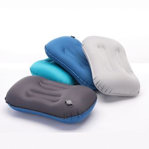 Free Sample Ultralight <b>Backpacking</b> Travel Supplies Compressible Compact Waterproof Air <b>Inflatable</b> Camping Pillow - Product Image 4