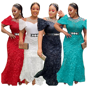 MS9767 abiti da sera con paillettes da donna abiti da sera in maglia di perline fiore per festa di nozze Elegent abiti turchi da donna - Product Image 1