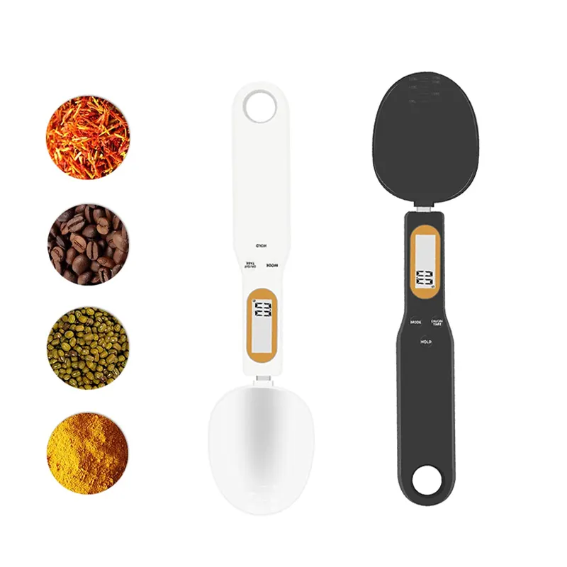 2022 Adjustable Digital Spoon Scale Digital Kitchen Spoons Large LCD Display Measurements Electronic Measuring Spoon for Tea Mil