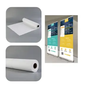 Printable Poster Roll Up Materials Advertising Digital Printing Art Inkjet Canvas Roll up for Exhibition