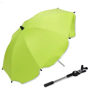 Ultra-strong anti-ultraviolet universal sunshade umbrella for baby trolley