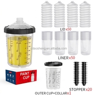 Vasos para Repintado Automotriz, Vaso para Pistola de Pintura, Vaso para Pintura en Aerosol