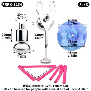 Dispositivo de Castidad Masculino FRRK con Diseño de Vagina de Silicona, Jaula para Pene con Bloqueo, Dispositivo de Castidad para Juguetes Sexuales - Product Image 2