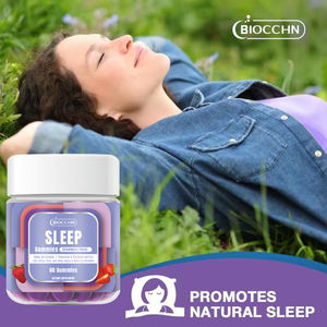 Gomitas para Dormir con Melatonina de Marca Privada de Fabricante OEM con <span class=keywords><strong>Magnesio</strong></span> y 5-HTP para Adultos y Niños, Orgánicas, Veganas, Certificadas Halal - Product Image 4