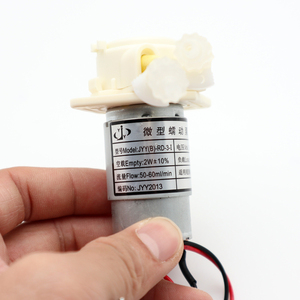 Pompe péristaltique miniature JYY(<span class=keywords><strong>B</strong></span>)-RD-3-I 24V 4W 50-60ml/min pour la circulation d'encre blanche DTF, pompe à encre usagée pour imprimante UV XP600 TX800 - Product Image 3