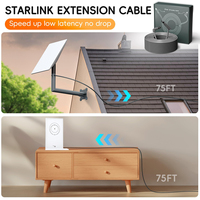 Cable de repuesto Starlink para satélite Rectangular V2 extensión de Cable Starlink impermeable para Starlink accionado Gen 2