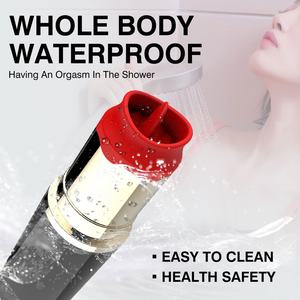 Girlspower Mujer 10 Modos Succión Lápiz labial Vibración Masturbación productos de masaje juguete sexual Lápiz labial <span class=keywords><strong>vibrador</strong></span> juguete sexual - Product Image 4