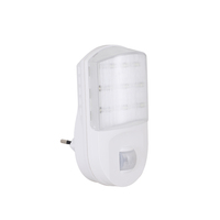 Pdlux PD-PIR2025 Lumière de nuit intérieure moderne blanche à 64 LED avec capteur de mouvement, prise EU/US, 5 m, certifiée RoHS CE