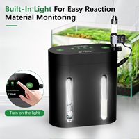 Kit générateur de CO2 pour aquarium, système intelligent à double chambre, réservoir pour plantes |   Contrôleur de pression en plastique 1L à sortie CO stable JY JY-500PRO