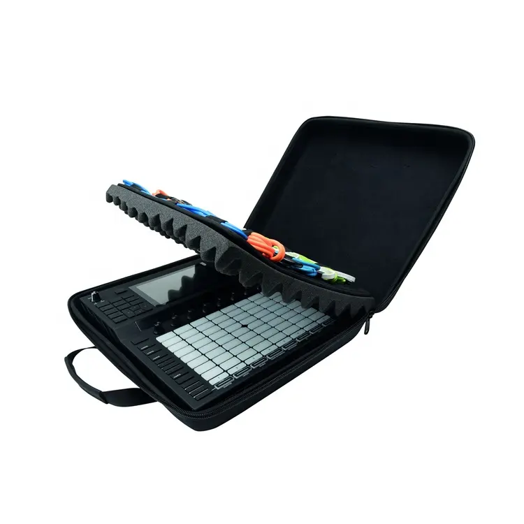 Dj Mix Pad Zak Dj Gear Case Harde Eva Case Voor Launchpad Novation Workstation Met Kabel Organizer Paneel Met Ei schuimvulling