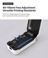 Imprimante d'étiquettes thermiques étanches pour codes-barres, 4 pouces, port USB sans fil direct, 110 mm, pour utilisation logistique