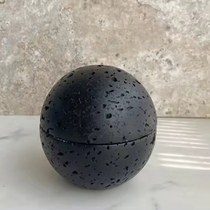 Decorazioni ramadan all'ingrosso home hotel tavolo marmo <span class=keywords><strong>oud</strong></span> incenso bruciatore bianco nero travertino porta incenso - Product Image 6