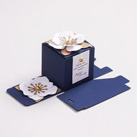 Emballage en carton personnalisé de mariage pour bonbons sucrés chocolat livraison rapide éponge de stratification brillante papier couché alimentaire sûr