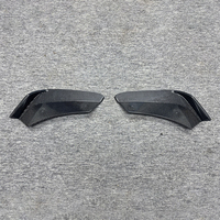 Diffuseur arrière en carbone pour Chevrolet Corvette Stingray C8 2020-2024, ailerons d'angle de pare-chocs arrière, canards, aileron, pièces extérieures de voiture