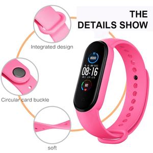 Correa de Silicona Deportiva para Reloj Inteligente Mi Band 5/6, Versión Global Original, Ancho de Banda de 12 mm, Hebilla a Presión, Venta al Por Mayor de Fábrica - Product Image 3