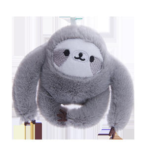 Venta al por mayor nuevos y superventas mono perezoso juguetes de peluche pequeño mono figuritas muñecas llaveros colgantes y muñecas de tela - Product Image 2