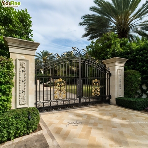Floral <strong>Garden</strong> Wrought Iron <strong>Garden</strong> <strong>Arch</strong> <strong>with</strong> <strong>Gate</strong> - Product Image 4