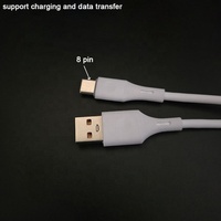 ODM OEM Fabricantes Silicona Líquida Materiales Respetuosos con el Medio Ambiente IOS USB a Cables de 8 Pines