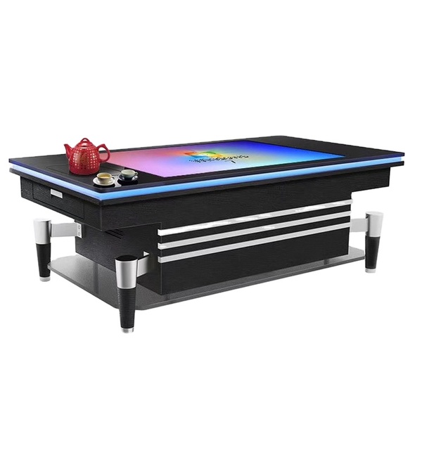 55 Inch Interactive Multi Touch Smart Touch Screen Waterproof Coffee Table for Cafe/Hotel/Restaurant/Office/Home