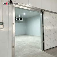 Chambre froide commerciale, équipement de stockage frigorifique, conteneur congélateur de 20 pieds, conteneur frigorifique walk-in, unité de réfrigération