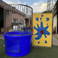 Bassin de plongeon gonflable 5x5m en acier renforcé, écologique et de haute qualité, pour jeux aquatiques estivaux, enfants et adultes, usage commercial extérieur