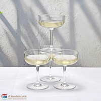Nouvelle Coupe à Martini en Plastique de 190 ml, Coupe en Polycarbonate pour Hôtel, Restaurant, Bar et Club