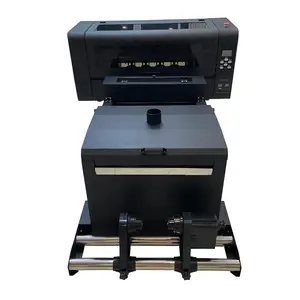เครื่องพิมพ์อิงค์เจ็ทขนาดเล็ก A2 A3,เครื่องพิมพ์ DTF ฟิล์ม PET 30ซม. 40ซม. Digital DTF สำหรับเสื้อยืดพร้อมเครื่องพิมพ์ Epson Xp600/I3200สองเครื่อง