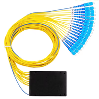 Répartiteur PLC DK ABS Box 1x16 1x32 SC UPC SC APC Monomode G657A1 pour Projets FTTX FTTH