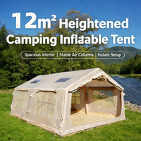 Tente de maison gonflable en PVC personnalisable avec tissu Oxford imperméable pour le glamping de luxe et les activités de fête en plein air