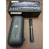 Microphone à condensateur cardioïde professionnel SM81 XLR pour guitare acoustique, piano, violon, enregistrement en studio, performance d'instruments en direct