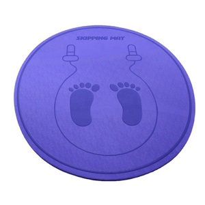 Tapis de saut circulaire pliable sans cordon en TPE, écologique, antidérapant et insonorisant, pour la maison et la gym, marque privée sportive - Product Image 5