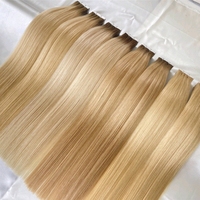Extensions à bandes adhésives invisibles, 100% cheveux humains vierges Remy européens, double trame, double tirage, adhésif puissant, choix professionnel