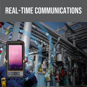 HUGEROCK T60EX 5,5 pouces, étanche, Atex 4g, caméra, anti-explosion, 9000mAh, lecteur NFC pas cher, scanner de codes-barres portable filaire, PDA - Product Image 4