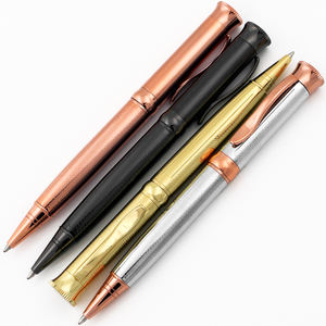 Cadeau de luxe, stylo à bille classique en métal avec logo personnalisé - Product Image 1