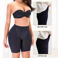 LYNMISS Lingerie Amincissante Respirante en Dentelle BBL Leggings Push-up avec Rembourrage de Hanches Gainant Femme Bodysuit Collants