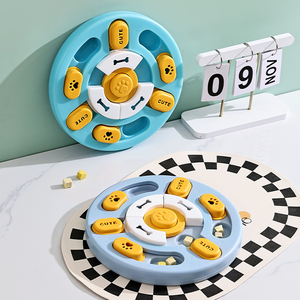 Jouet puzzle en plastique rond lavable pour chien Vente en gros - Product Image 2