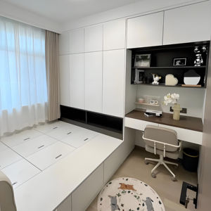 Ensemble de bureau pour enfants, armoire combinée, lit mezzanine, tatami, armoire intégrée, armoire sur mesure - Product Image 1