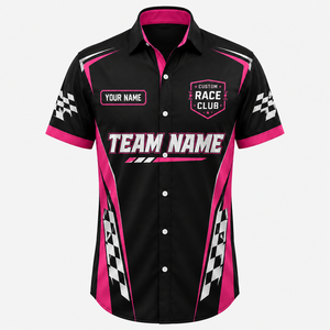 เสื้อทีมแข่งแบบติดกระดุมเสื้อโลโก้ส่วนบุคคล - Product Image 5