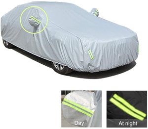 Car Accessories Universal Car Cover <b>Waterproof</b> Windproof <b>Sunscreen</b> All Weather Scratch Resistant PEVA with Cotton - Product Image 3