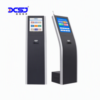 Kiosque de gestion de file d'attente en libre-service, système intelligent de gestion des files d'attente, écran LCD, imprimante de tickets pour banque, hôpital, gouvernement