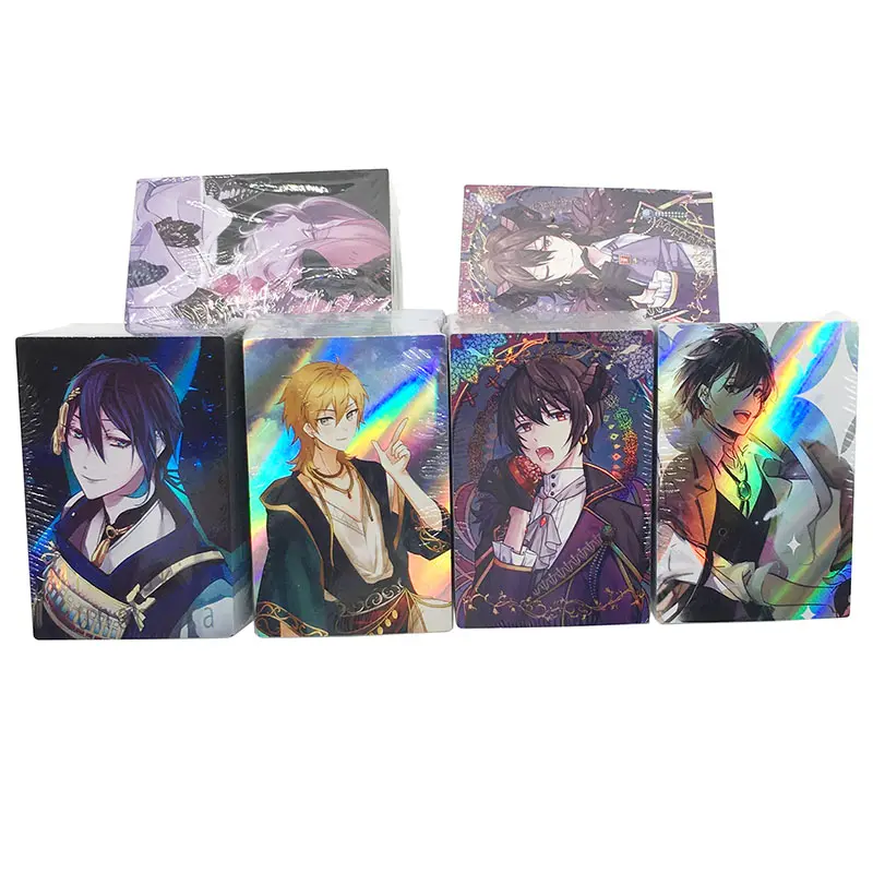 Custom mystery Comic Character Printing durable Trading Cards Holographic Foil Cards