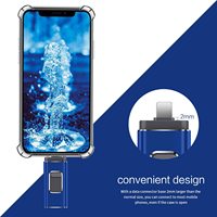 GITRA High Speed 3-in-1 OTG Pen Drive untuk Ponsel Android USB 2.0 Flash Drive 64GB-512GB