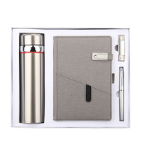 Offre Spéciale Gadgets 2025, Coffret Cadeau Innovant : Bouteille Isotherme, Carnet A5 à Feuillets Mobiles, Stylo – Kits Promotionnels pour Entreprises