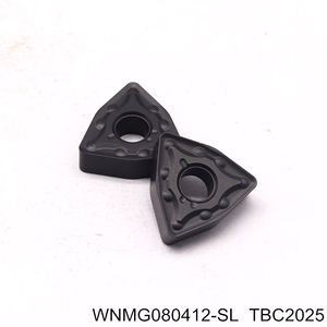 Inserto de Carburo para Torno CNC DNMACT WNMG080412, Forma Rómbica, Fijación con Tornillo - Product Image 1